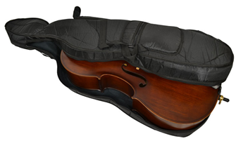 1/2 Size Student Cello Set with Music Stand, Soft Case, Bow & Rosin